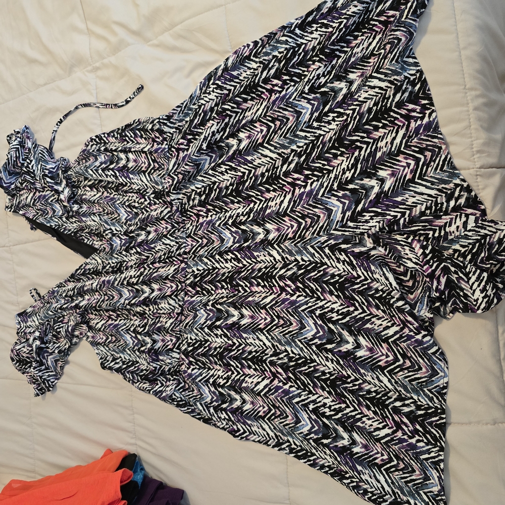 Chic Chevron Patterned Romper